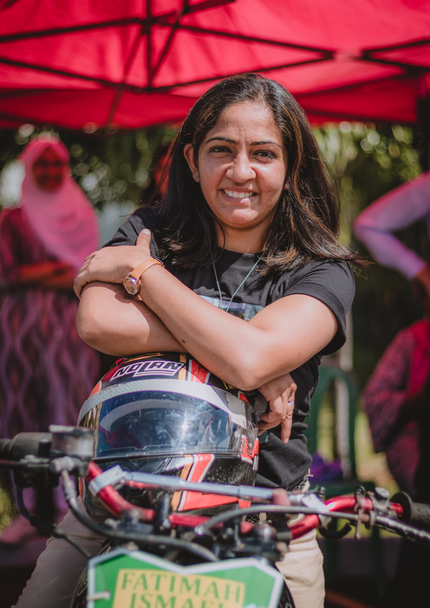 Who said girls cannot be bikers?